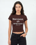 NARCISSIST-BROWN babytee