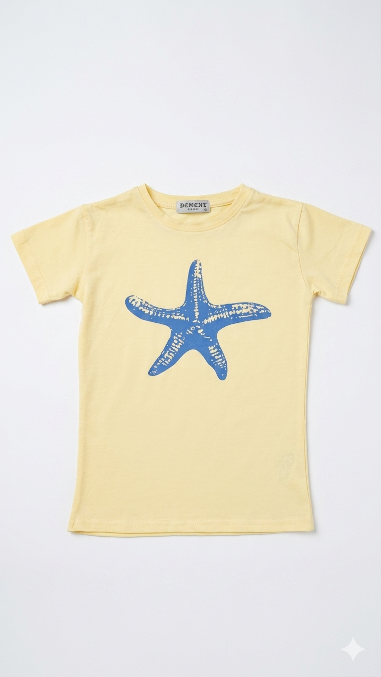 STAR BUTTER YELLOW BABYTEE