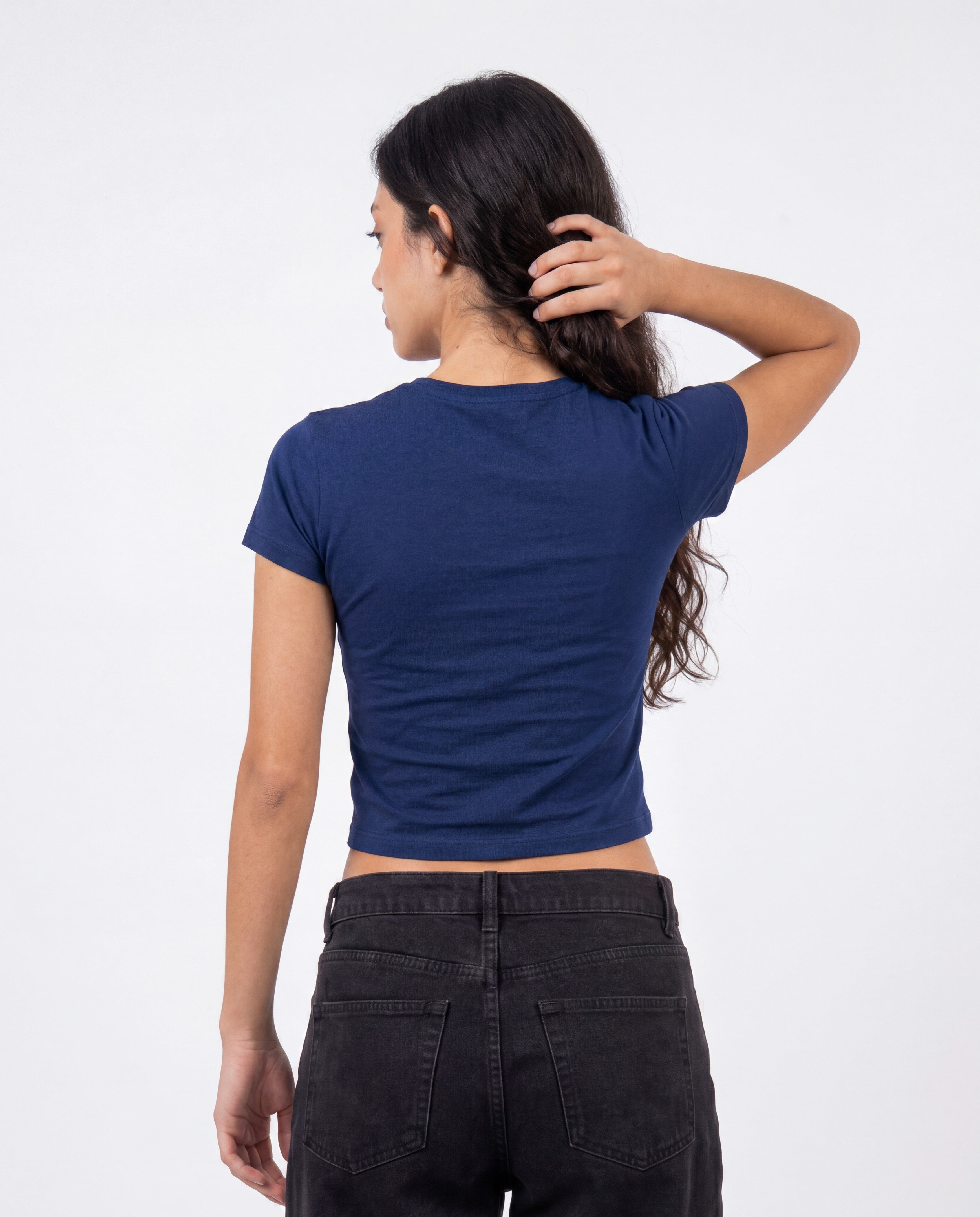 BASIC NAVY SQUARE TOP