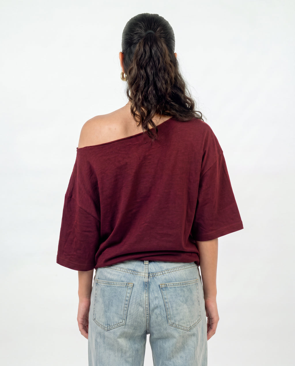 OFF SHOULDER DEMENT 01 BURGUNDY