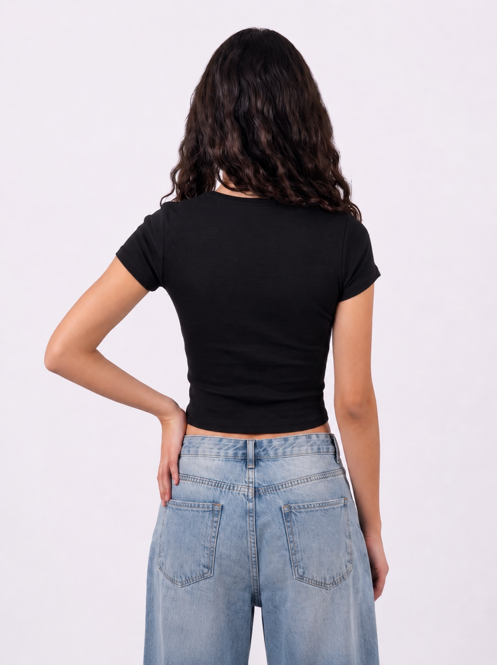 ANGEL -BLACK babytee